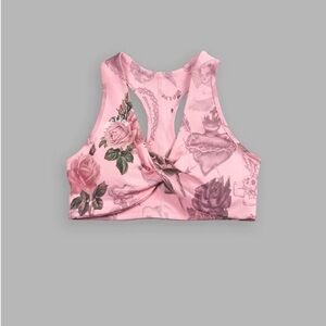 CHOPPER "EVERSON" SEAMLESS TWIST BRA IN DE LA ROSA